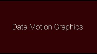 Data Motion Graphic Student Work Reel