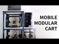 Modular Rolling 3D Printer Cart Using T-slot Extrusions | Vention