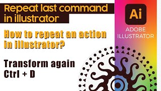 Famous transform again illustrator | Repeat last command | Repeat transform | اردو / हिंदी Profile