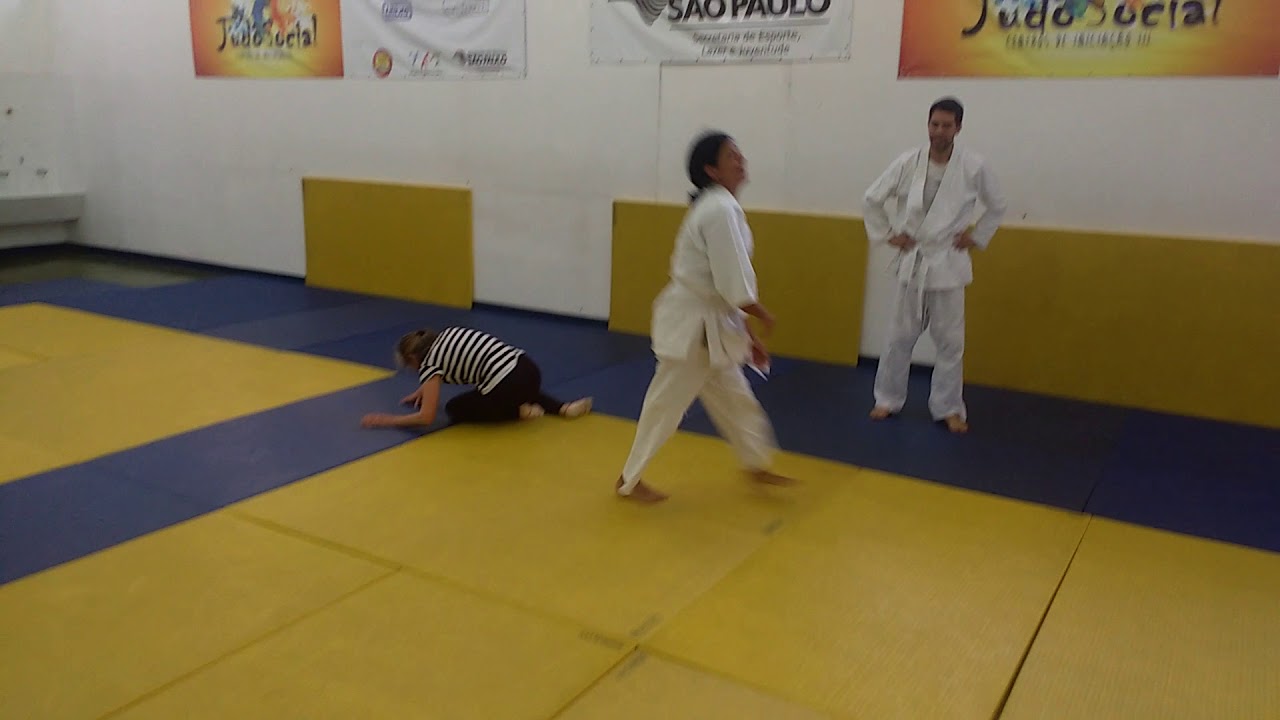 Treino Aikido. professor emeritus