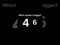 Which number is bigger?
