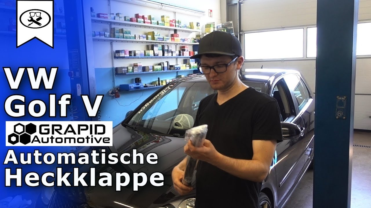 VW Golf 5 Automatische Heckklappe nachrüsten, retrofit automatic tailgate, VitjaWolf