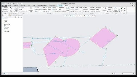 PTC Creo 4.0 tutorial: How to create Sketched features