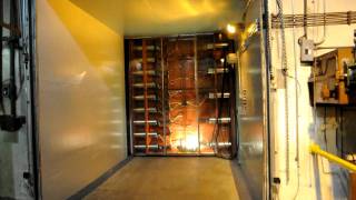 Cheyenne Mountain civil engineering blast door opens