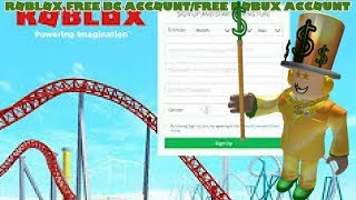 Roblox Free Obc Account Free Robux Youtube - roblox robux hack free roblox builder club october 2016 youtube