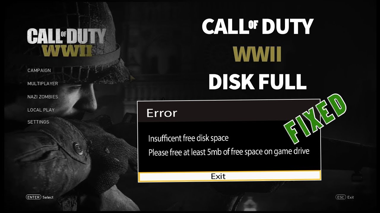 Call of Duty WW2 disc version unplayable without a 9GB patch