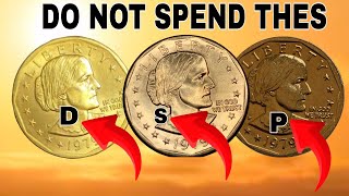 US Susan B Anthony DOllars 1979-S & 1979-D &1979-P United states COINS