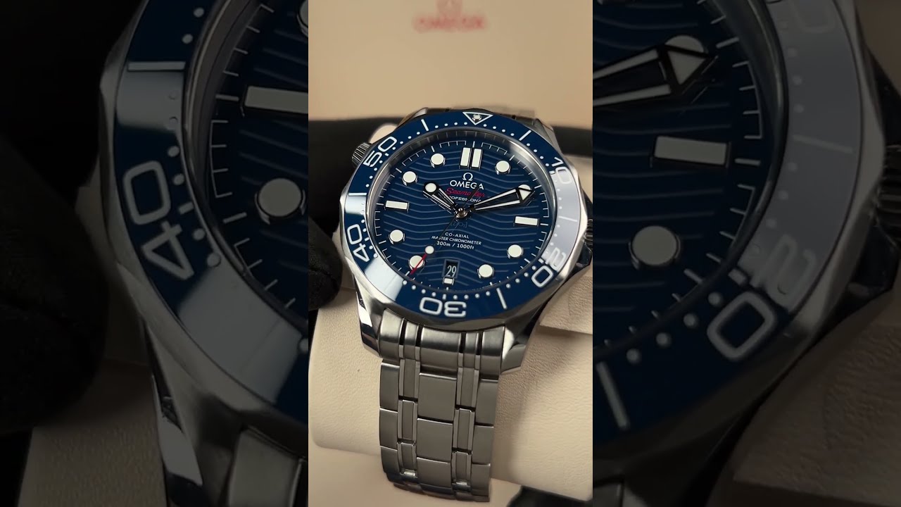 OMEGA SEAMASTER DIVER 300 BLUE DIAL (WATCH & BOX)