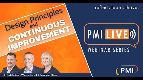 Design Principles and Continuous Improvement Webinar