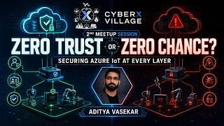 Zero Trust or Zero Chance? Securing Azure IoT at Every Layer | Aditya Vasekar | CyberX Village