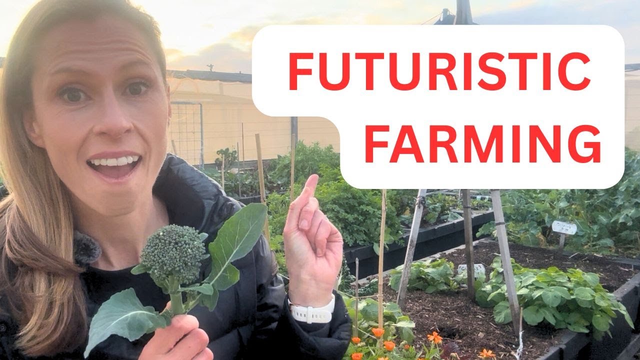 Фермерство с нулевым выбросом углерода! Австралийская ферма с 300 грядками FoodCube с самополивом...