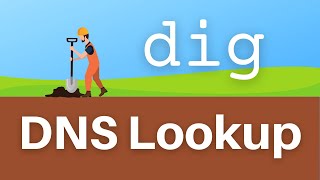 how to lookup dns records with the dig command