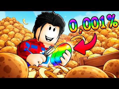 😱Fixay Peels x9999999 POTATOES to ESCAPE in Roblox!