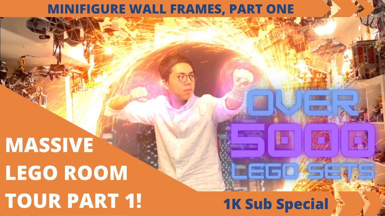 1K Sub Special: Part One of a MASSIVE LEGO Room Tour!