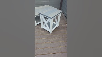 How to build a side table/end table #woodworking