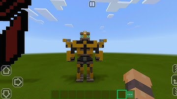 make transformers bumblebee in minecraft