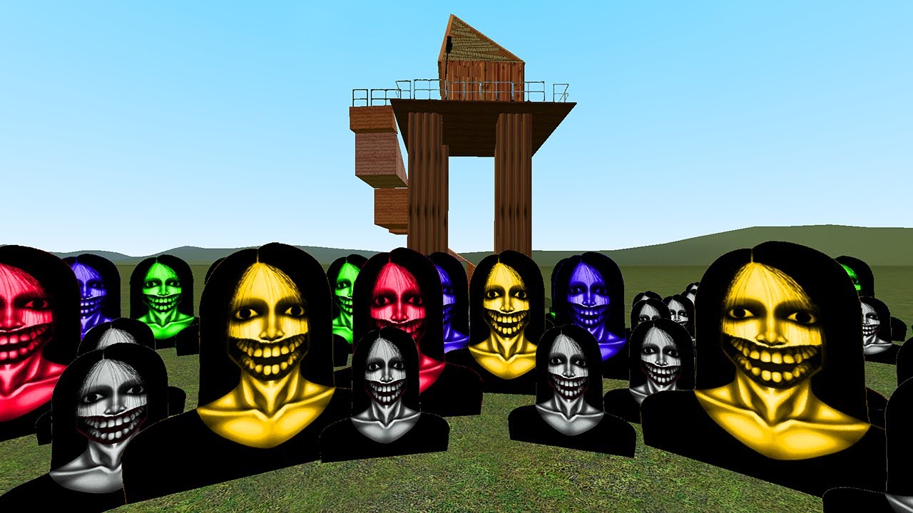 Scary Kuchisake Onna Vs Towers - Garry's Mod