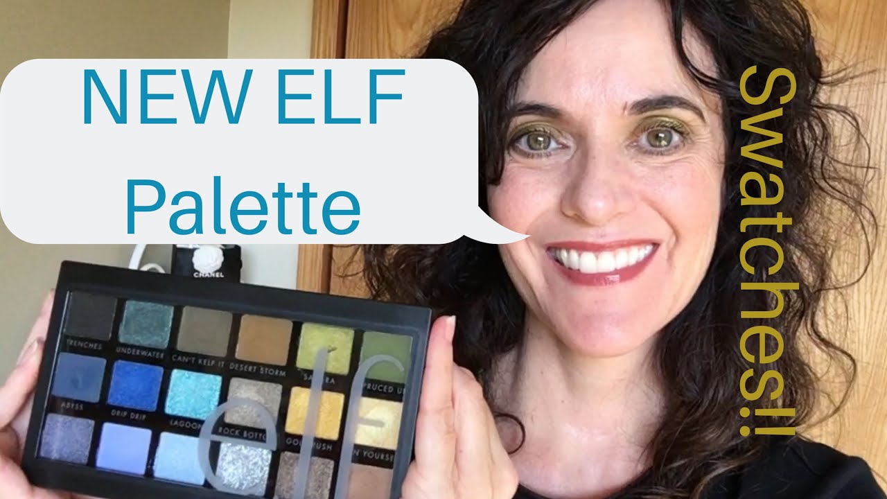 NEW elf palette with swatches! Earth and Ocean