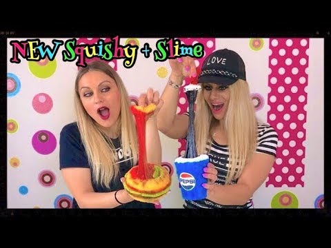 DIY Squishy+Slime δυο