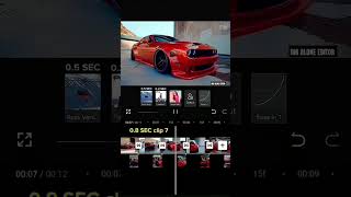 DODGE CHALLENGER CAR EDITING TUTORIAL | CAPCUT EDITING | #shorts #viral #edit #tutorial#video