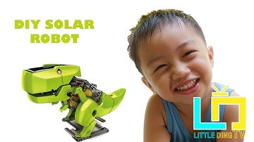 T4 Transforming DIY Solar Robot | Dinosaur