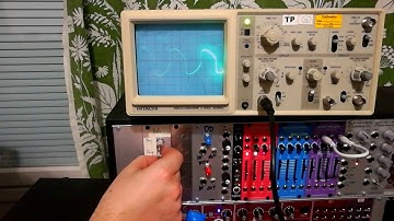 Diy Twin-T kick drum eurorack module demo