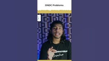 ONDC Problems | ES | Hindi | #shorts #shortvideo