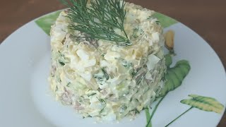 Салат "ВЕСЕННИЙ"-Действительно Вкусный Рецепт! // Salad "SPRING" - Really Delicious Recipe!