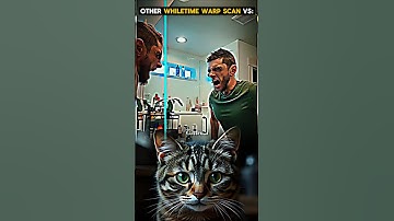😳 Other while time warp scan VS this one #cat #troll #shorts