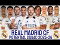 REAL MADRID POTENTIAL SQUAD 2025 26 SEASON WITH DEAN HUIJSEN REAL MADRID POSSIBLE SQUAD 2025 26 REAL MADRID POTENTIAL SQUAD 2025 26 SEASON WITH DEAN HUIJSEN REAL MADRID POSSIBLE SQUAD 2025 26