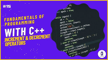 [Arabic] Fundamentals of Programming With C++ #15 - Increment and Decrement Operators