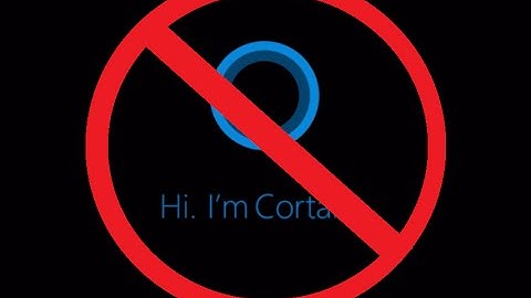 HOW TO TURN OFF CORTANA -Windows 10 Home Anniversary Update-