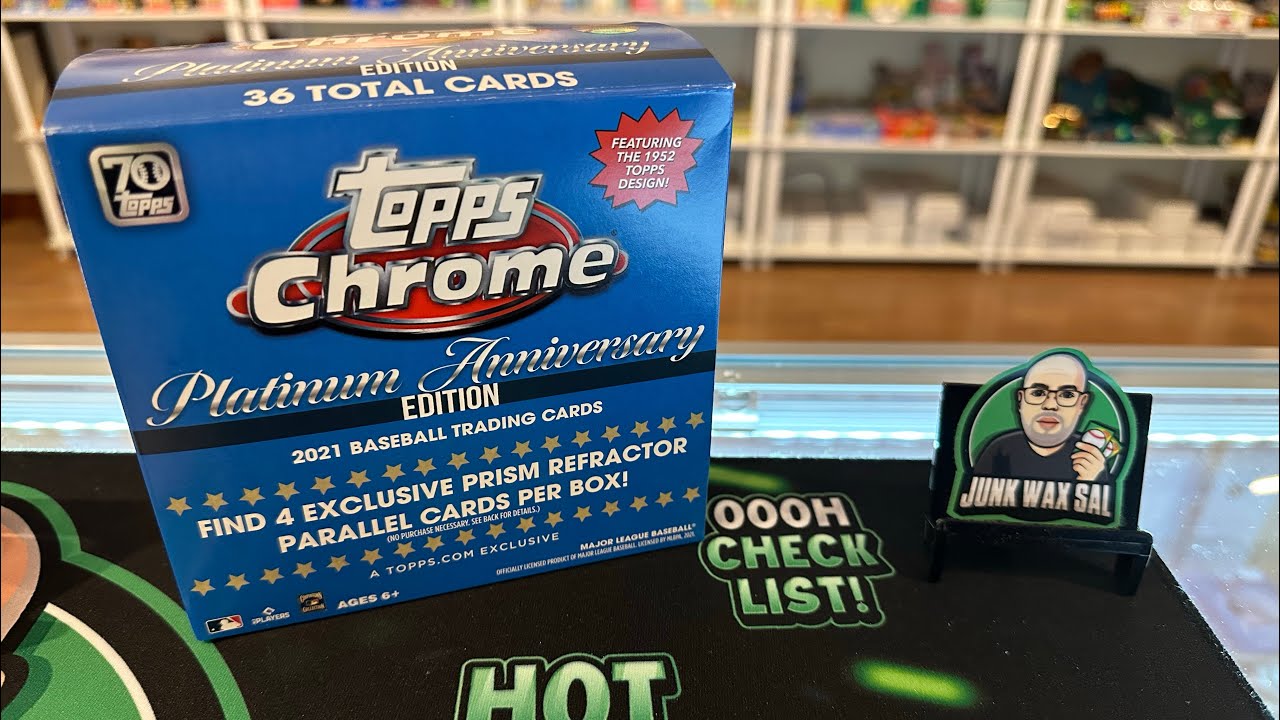 2021 Topps Chrome Platinum Baseball Mega Box #junkwaxsal 