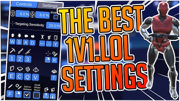 THE BEST {1V1.LOL} SETTINGS + KEYBINDS!! 🔥