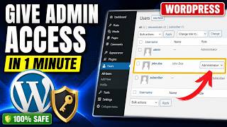 How to Give Admin Access in WordPress | Easy Step-by-Step Guide