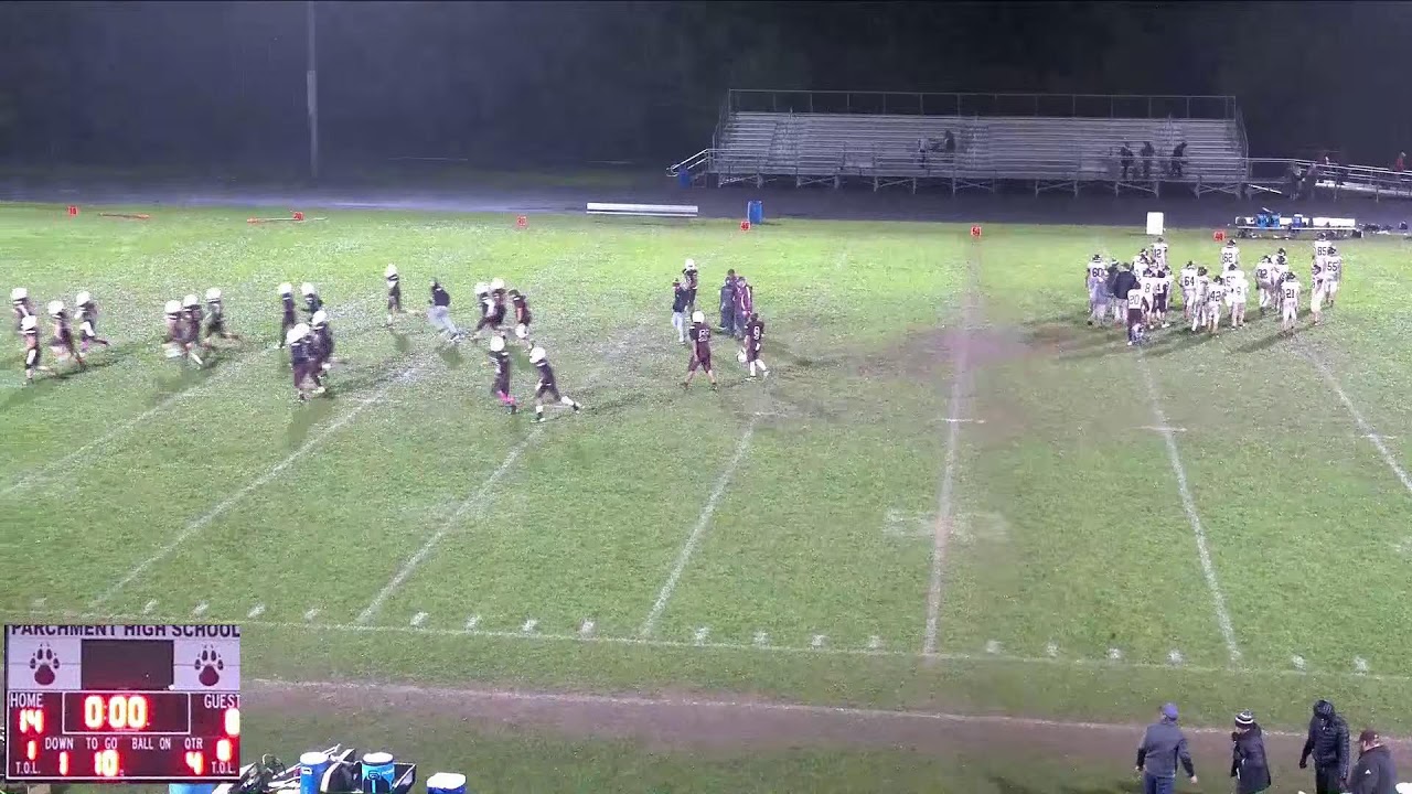 JV Football Parchment vs. Watervliet 10/21/2021 YouTube