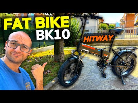 ROAD-LEGAL electric FAT BIKE in Italy - Foldable HITWAY BK10