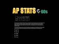 2025 AP Statistics MCQ 34 in 60s ⏱️ | Standard Error of Difference