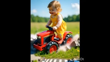 Heavy Tractor Working In The Field #tractor #automobile #technology #agriculture #shorts #ai #viral