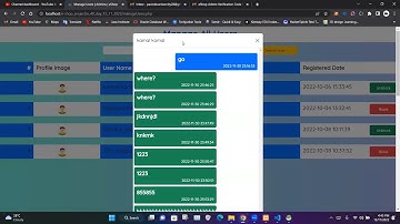 Video 45 :- Design view message modal in admin panel using HTML, CSS, JavaScript and Bootstrap.