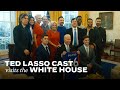 President Biden and the First Lady Host the Cast of Ted Lasso for a Mental Health Discussion