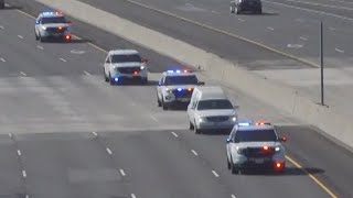 Procession for El Dorado County Sheriff's Deputy Brian Ishmael following memorial service | Raw