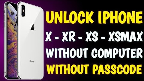 How to unlock iphone 10 without password or computer