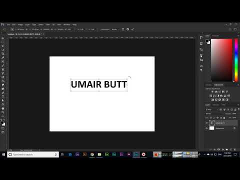 How to Rotate Text in Photoshop