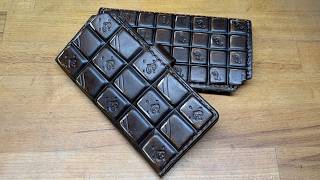 Leather Chocolate Wallet - Leather Tutorial