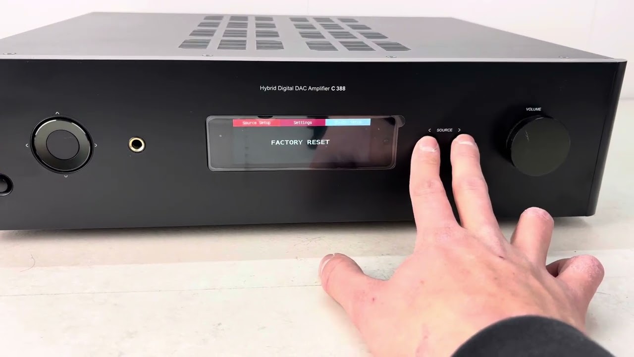 How To Factory Reset NAD 388 Hybrid Digital DAC Amplifier