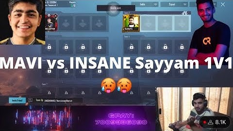 Mavi vs Insane Sayyam 1v1 tdm 🥵🚀|| Teamxspark