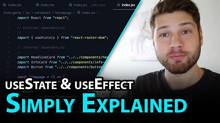 Learn React Hooks: useState & useEffect - Simply Explained!