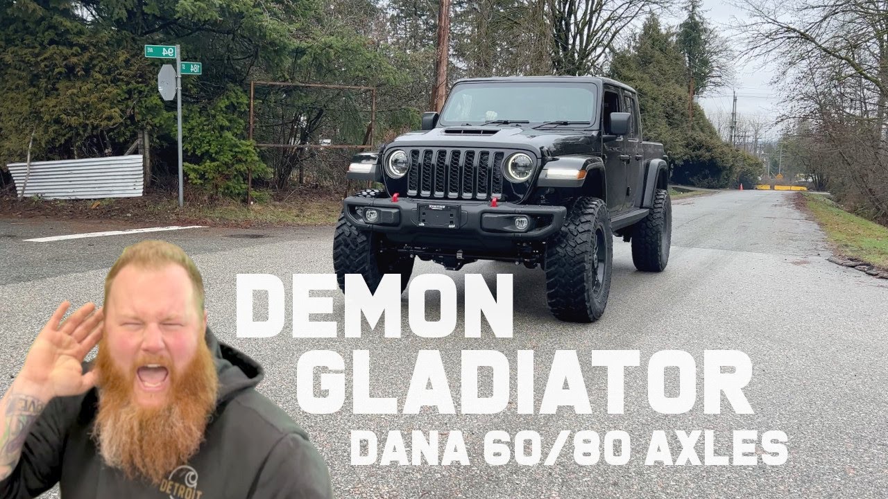 Fastest Truck in Canada? Demon Jeep Gladiator Rolling on Dana 60/80 Axles and 38s YouTube
