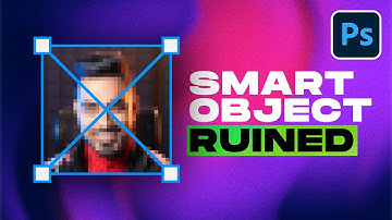 WRONG Settings That Make Smart Objects Pixelate! - Photoshop Tutorial